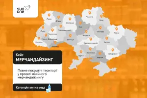 Повне покриття точок у лінійному мерчандайзингу кейс для категорії питної води