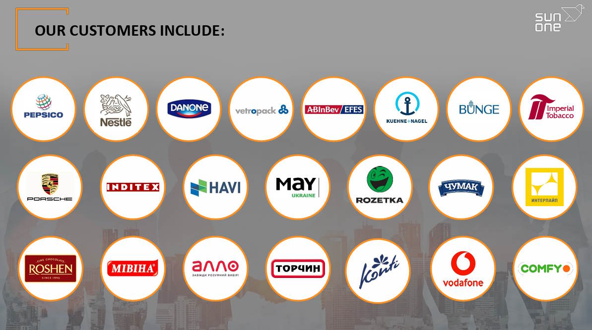 Sun One customers logotypes